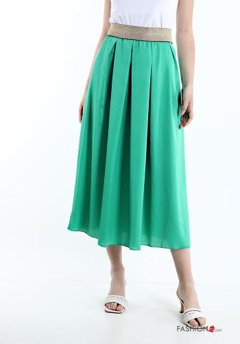  lurex Longuette Skirt  Jade
