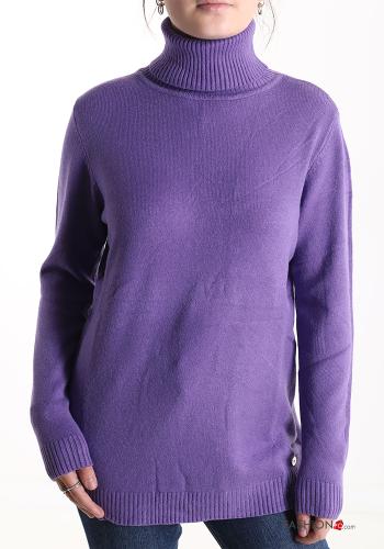  Sweater Rollneck Purple