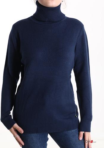  Sweater Rollneck Prussian blue