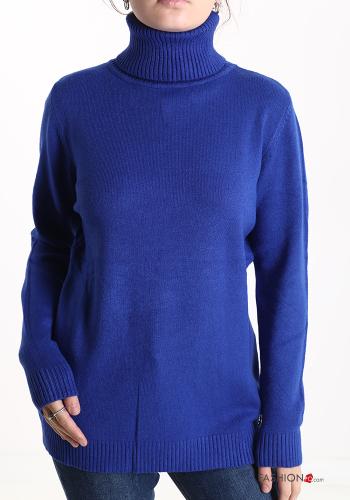  Sweater Rollneck Blue