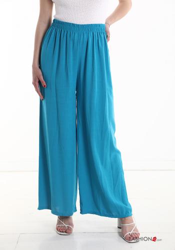  Pantalon wide leg avec élastique 