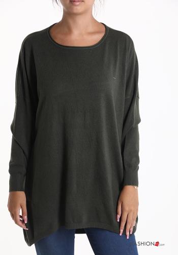  Maglione Casual  Verde bottiglia