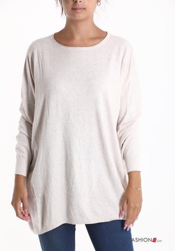  Maglione Casual  Beige