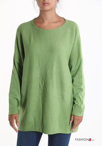  Maglione Casual  Tè verde scuro