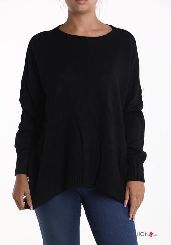  Maglione Casual  Nero