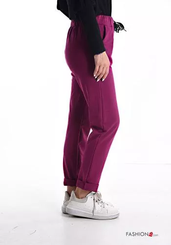  Cotton Joggers with drawstring with elastic with pockets
