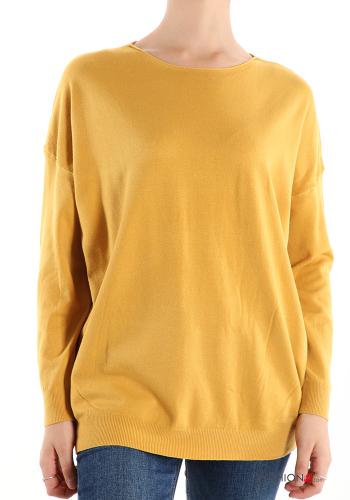  Casual Sweater  Mustard