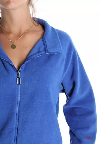  Sweatshirt with pockets with zip