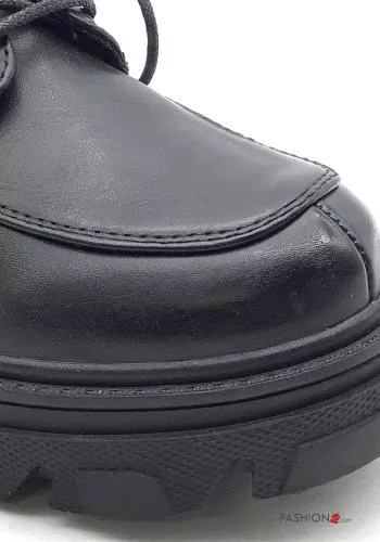  Zapatos planos imitación de cuero ajustable 