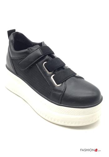  faux leather adjustable Trainers 
