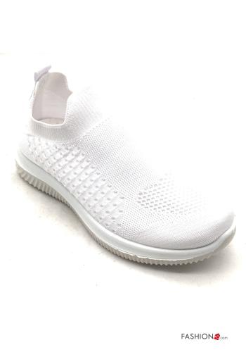  Zapatillas (Sneakers) Estilo Informal  Blanco