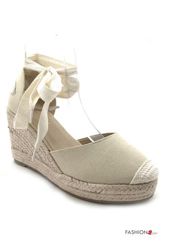  Espadrilles Wedge Ankle strap
