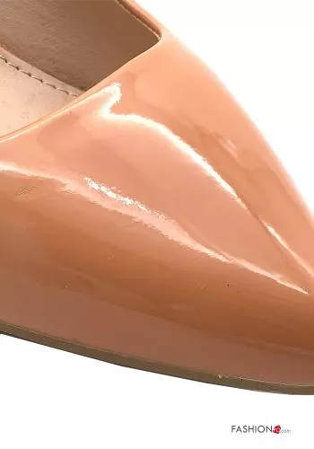  Zapatos de tacón alto imitación de cuero 