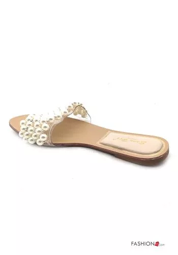  Sandali con perle 