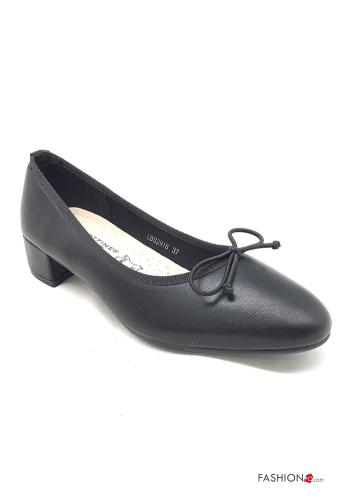  faux leather Ballerinas with bow