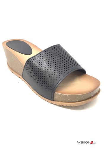  Sandalias planas Cuña 