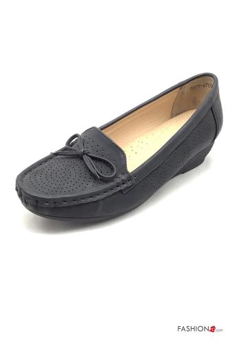  Mocassins faux cuir 