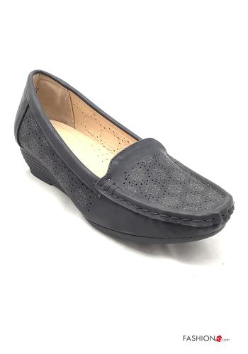  Mocassins faux cuir 