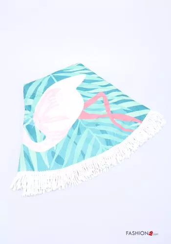  Animal motif Towel with fringes