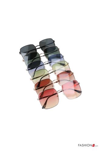  Óculos de sol quadrados com lentes fotocromáticas 