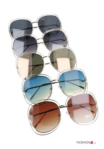  Óculos de sol com lentes degradê 
