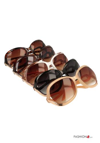 Pack de 12 peças Óculos de sol com lentes degradê 
