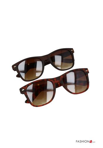  Óculos de sol com lentes classicas Padrão Tartan 