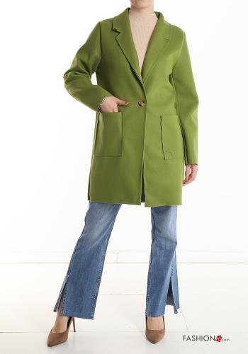  Duster Coat with buttons without lining with pockets