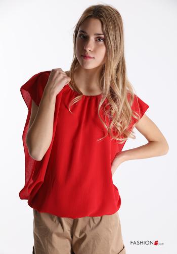  Blouse Casual  Rouge