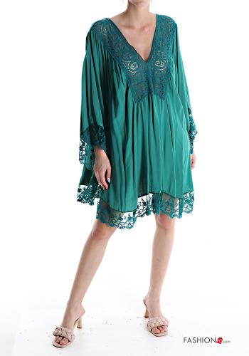  lace Cover up with v-neck