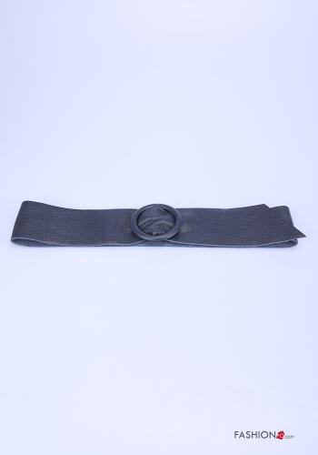 adjustable Genuine Leather Belt  Blue