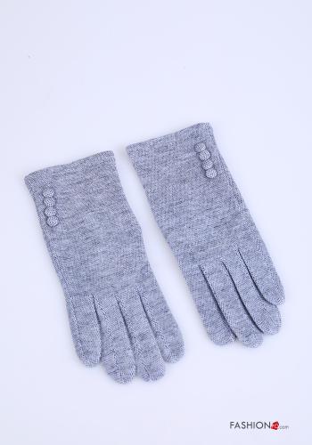  Handschuhe mit Knöpfen