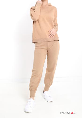  Co-ord with hood Camel