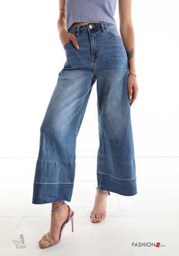  Jeans en Coton avec poches Sexy Woman 