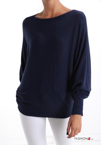 Casual Sweater  Blue