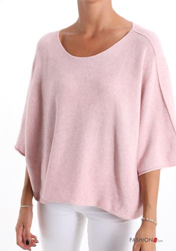  Casual Sweater  Pink