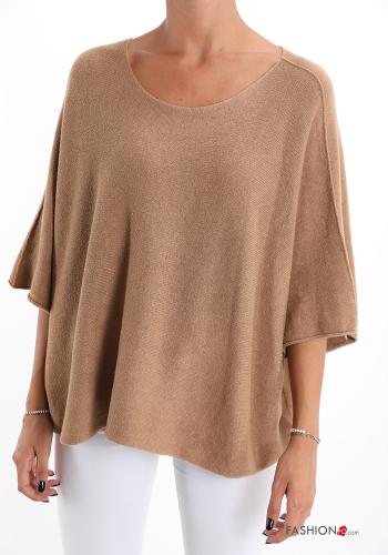  Casual Sweater  Camel