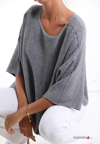  Maglione Casual  Grigio