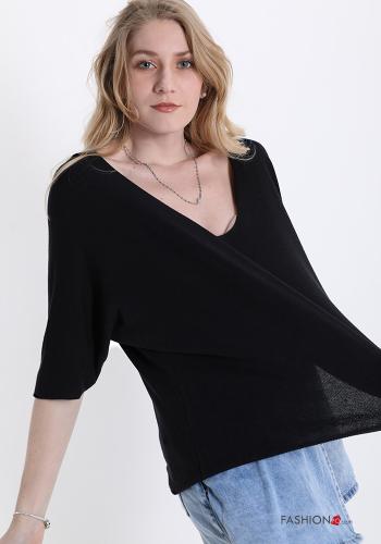  Maglione Casual  Nero