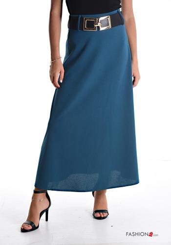 Longuette Skirt with elastic Teal