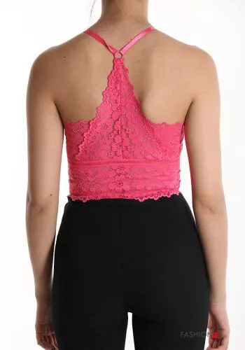  lace trim Top with cups
