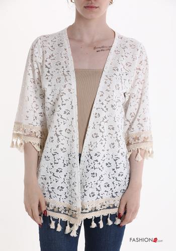  Casual Cover up  White