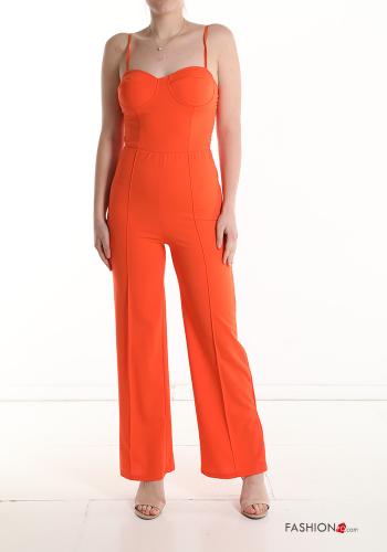  Jumpsuit with cups with elastic Orange