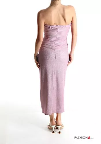  lurex long Dress with split