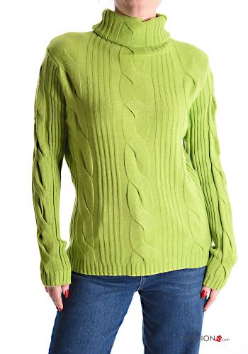  Sweater Rollneck Green