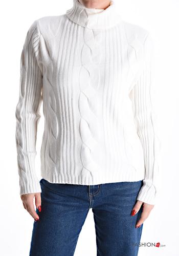  Sweater Rollneck White