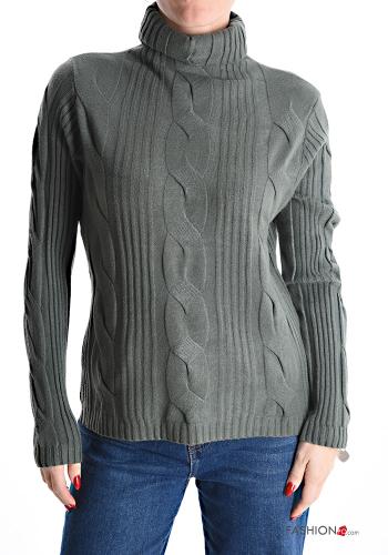  Sweater Rollneck Military green