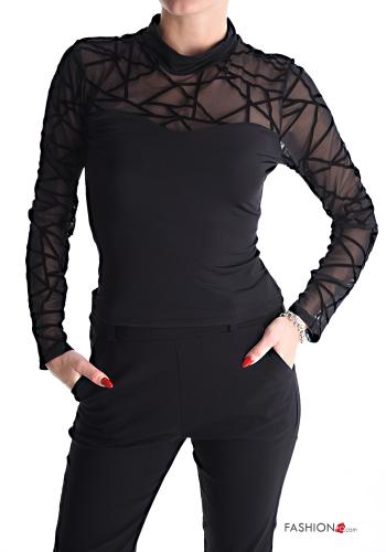  Elegant Top  Black