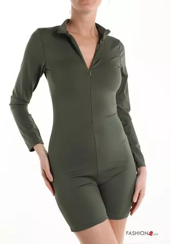  long sleeve Jumpsuit with zip