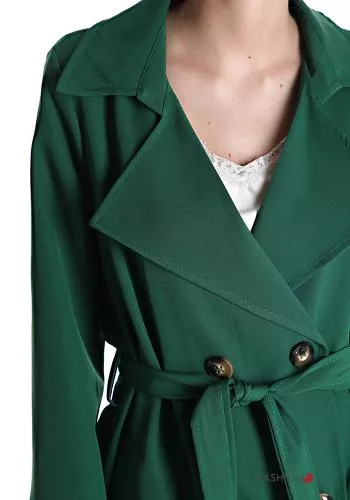  double-breasted Trench Coat with belt with buttons